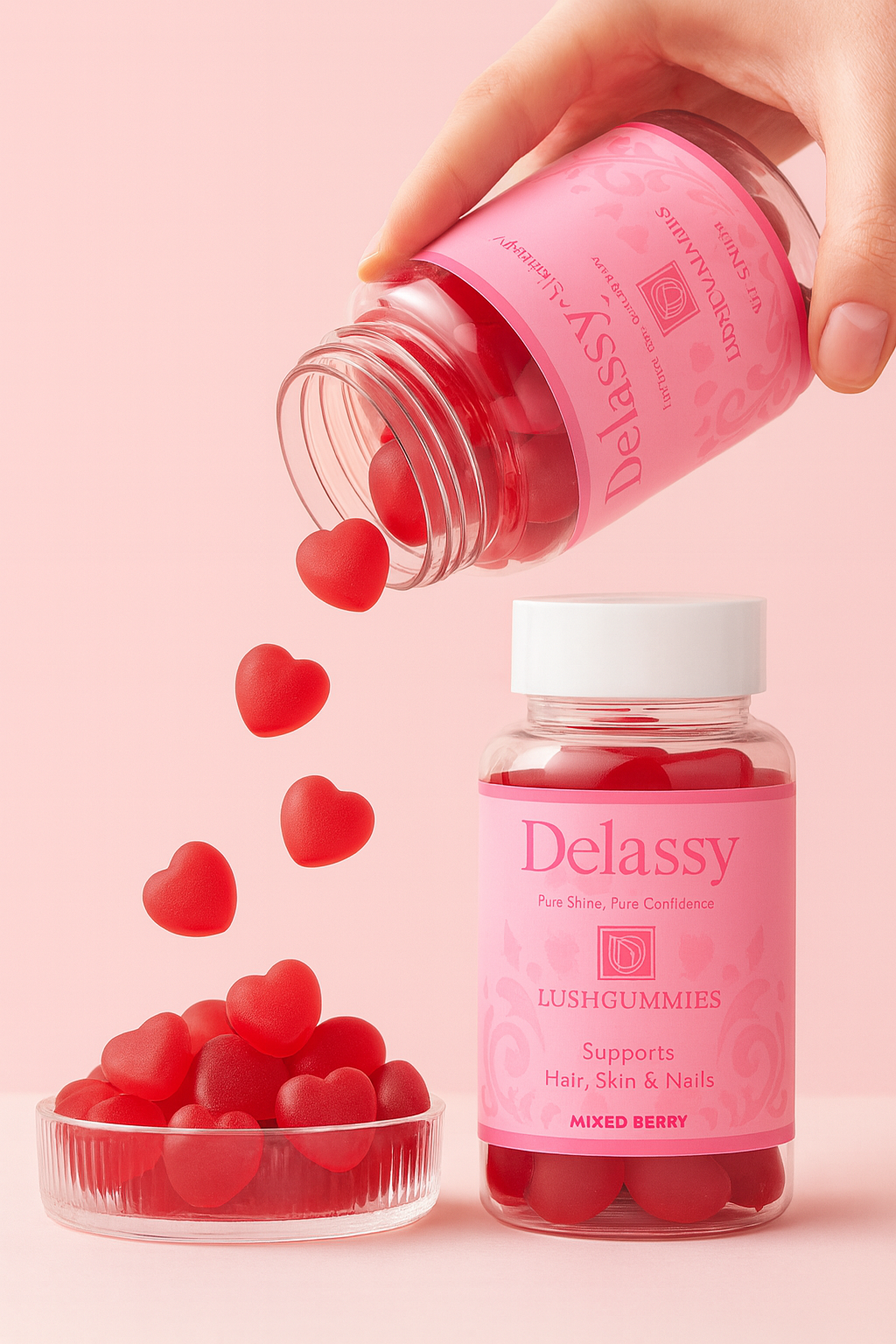 LushGummies - Hair, Nails & Skin - Strawberry