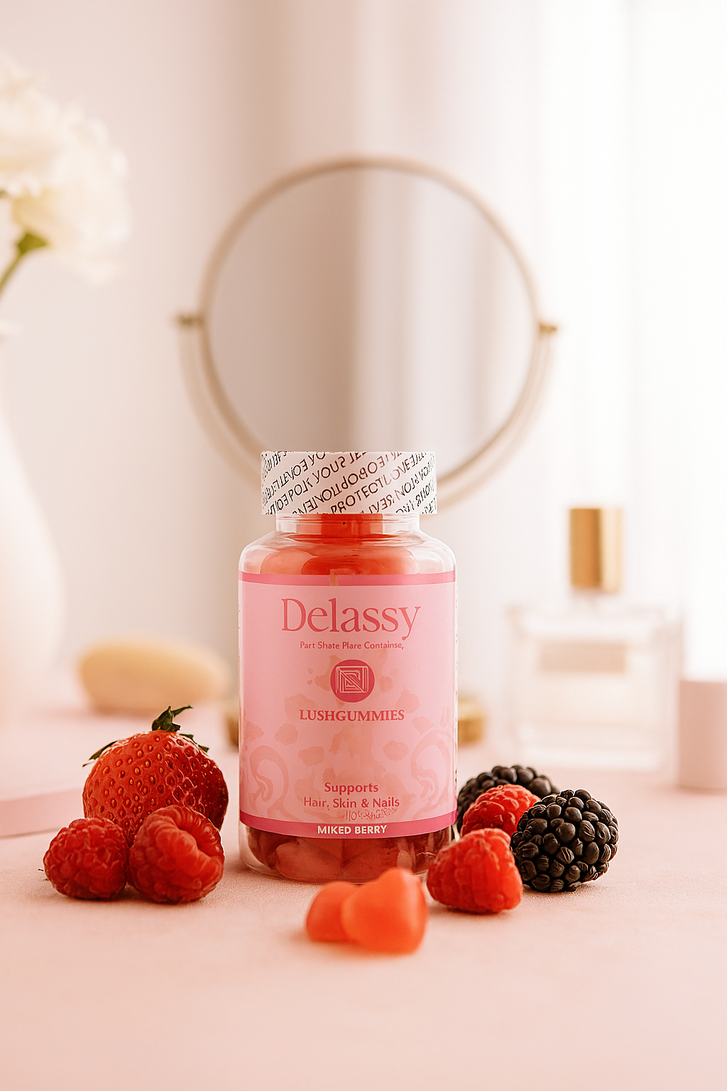LushGummies - Hair, Nails & Skin - Mixed Berry