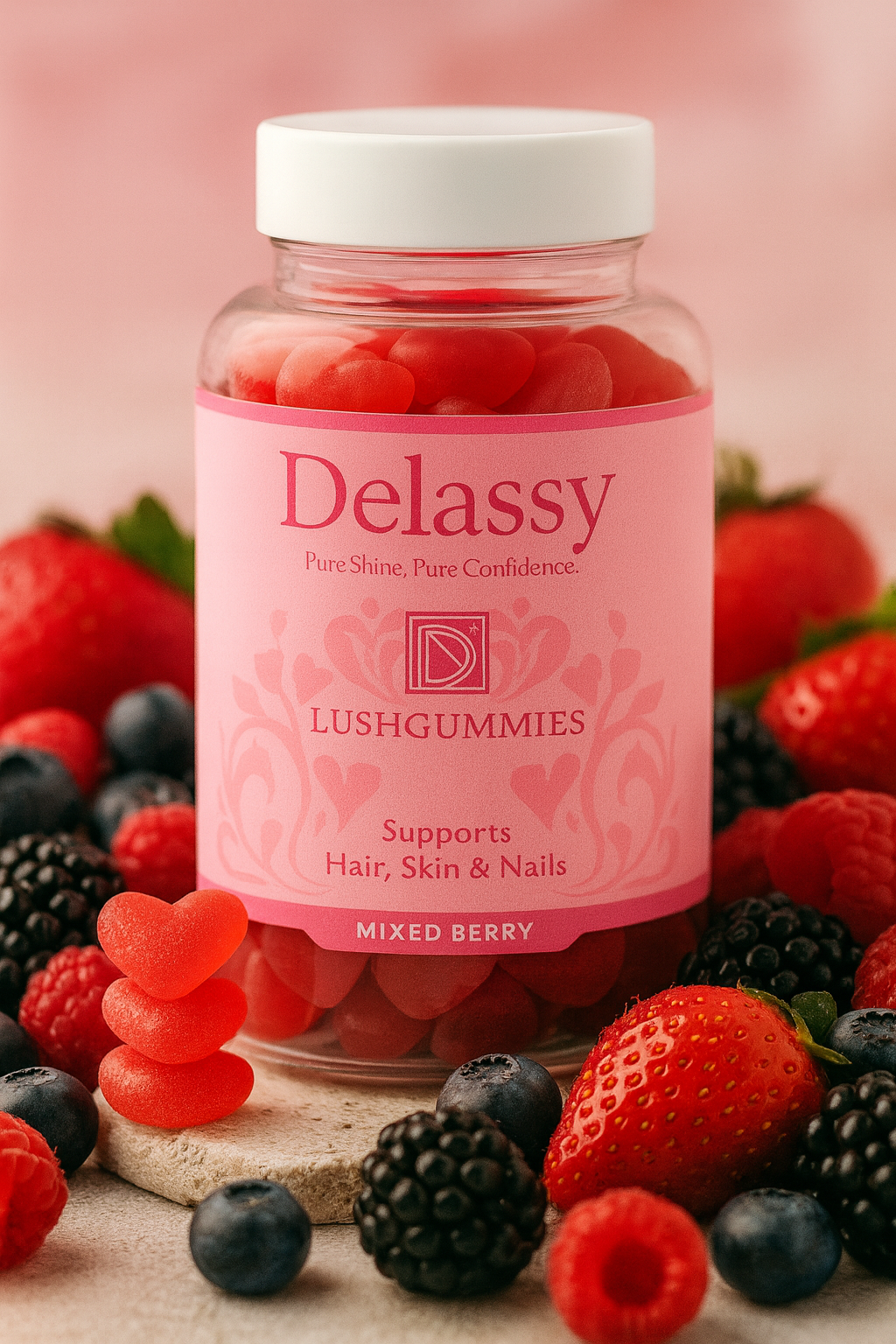 LushGummies - Haar, Nagels & Huid - 100% Natuurlijk